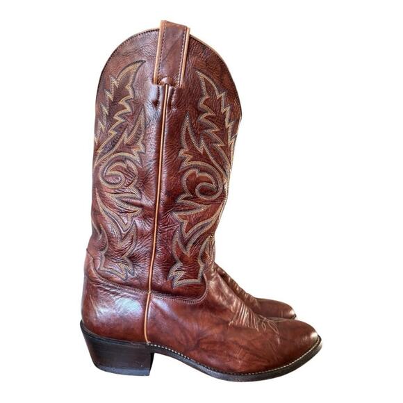 Justin Boots Other - Justin Buck Bay Apache Western Cowboy Boot Men size 10 EE